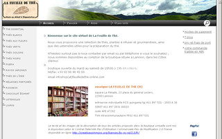 feuilledethe-online.com website preview