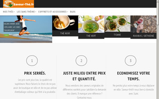 saveur-the.fr website preview