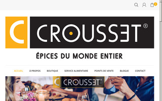 crousset.com website preview
