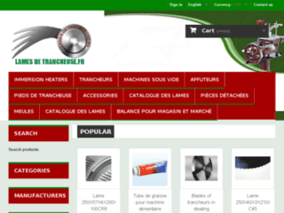 lamesdetrancheuse.fr website preview