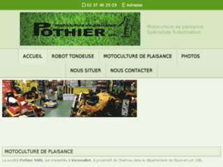 pothier-sarl.fr website preview