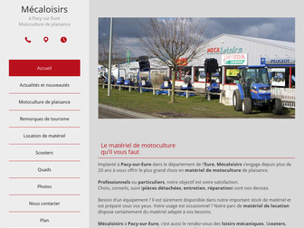 mecaloisirs.fr website preview