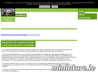 picard-motoculture.fr website preview