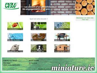 polevert.fr website preview
