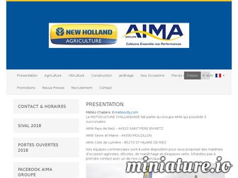 aima-groupe.fr website preview