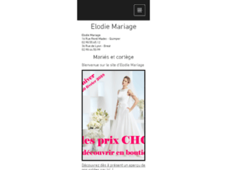elodie-mariage.fr website preview