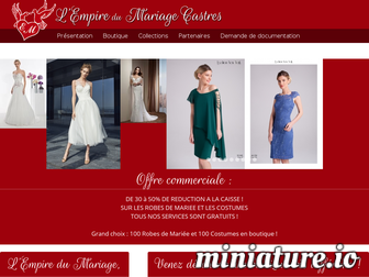 empiredumariagecastres.com website preview