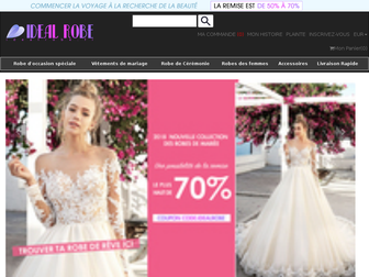 idealrobe.fr website preview