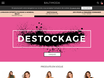 baltimoda.com website preview