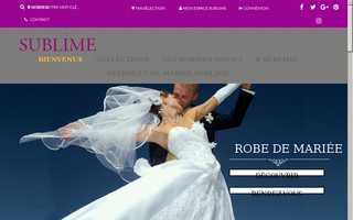 sublime-france.com website preview