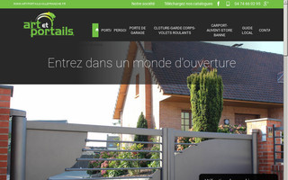 art-portails-villefranche.fr website preview