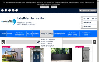 label-menuiseries-niort.fr website preview