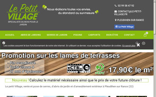 le-petit-village.fr website preview