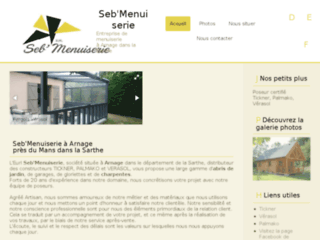 sebmenuiserie.fr website preview
