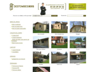 destombes-bois.fr website preview