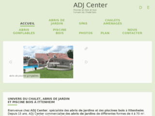adj-center-piscines-chalets.fr website preview
