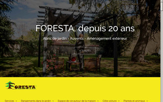 foresta.fr website preview