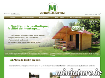 abris-martin.com website preview