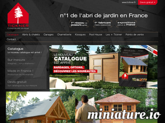 tickner.fr website preview