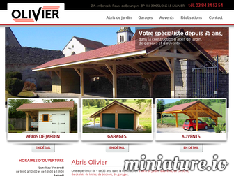 abris-olivier.com website preview
