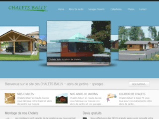 chalets-bally.fr website preview