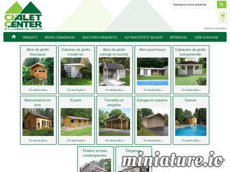 chaletcenter.fr website preview