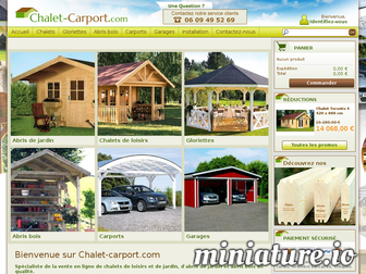 chalet-carport.com website preview