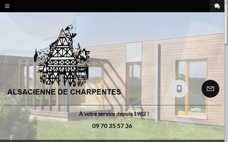 alsaciennedecharpentes.fr website preview