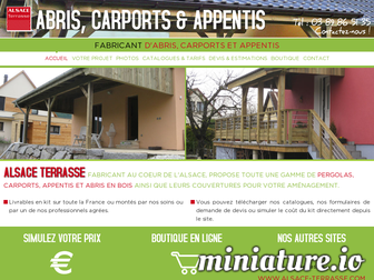 abris-garages-bois.com website preview