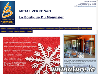 metalverre.com website preview