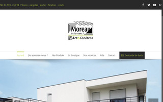 moreau.fr website preview