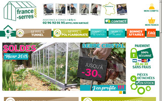 france-serres.com website preview