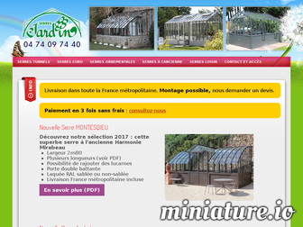 serres-et-jardin.com website preview