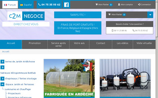 c2m-negoce.com website preview