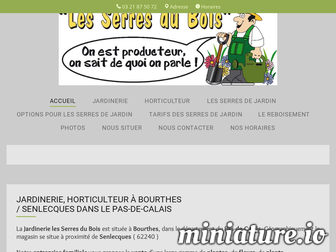 jardinerie-lesserresdubois-senlecques.fr website preview