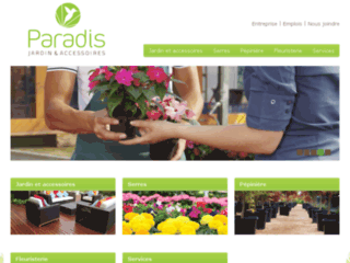 jardinsparadis.com website preview