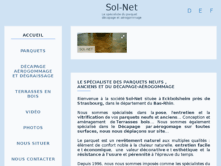 sol-net-parquet.fr website preview