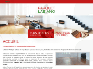 labiano-parquets.fr website preview