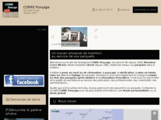 corre-poncage-vitrification-parquet.fr website preview