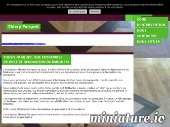 thiery-parquet-angers.fr website preview