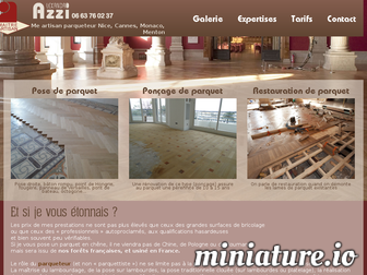 azzi-parqueteur.com website preview