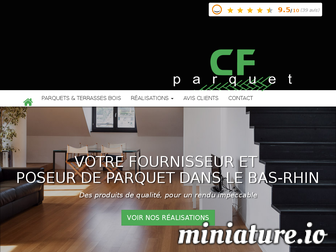 cfparquet.fr website preview