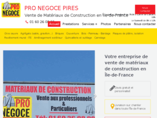 materiaux-pronegoce-claye.fr website preview