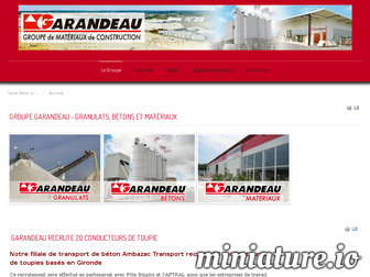 garandeau.org website preview
