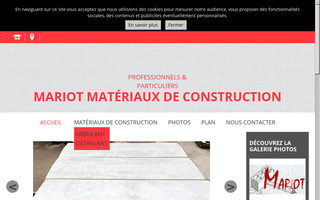 mariot-materiaux-construction.fr website preview