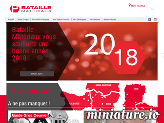 bataille-materiaux.com website preview