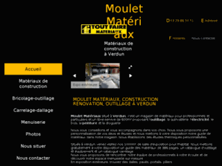 mouletmateriaux.fr website preview