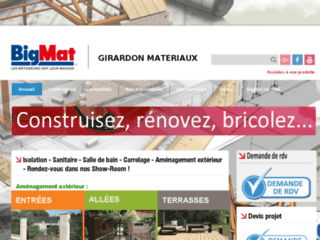 girardon.bigmat.fr website preview