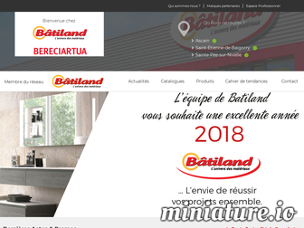 bereciartua.batiland.fr website preview