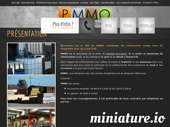 materiaux-pmmo.com website preview